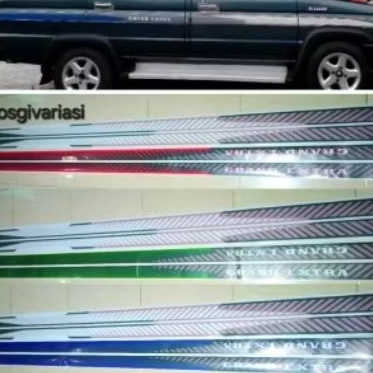 List body Lis body Sticker body Stripping Untuk kijang grand extra 1.5 1500