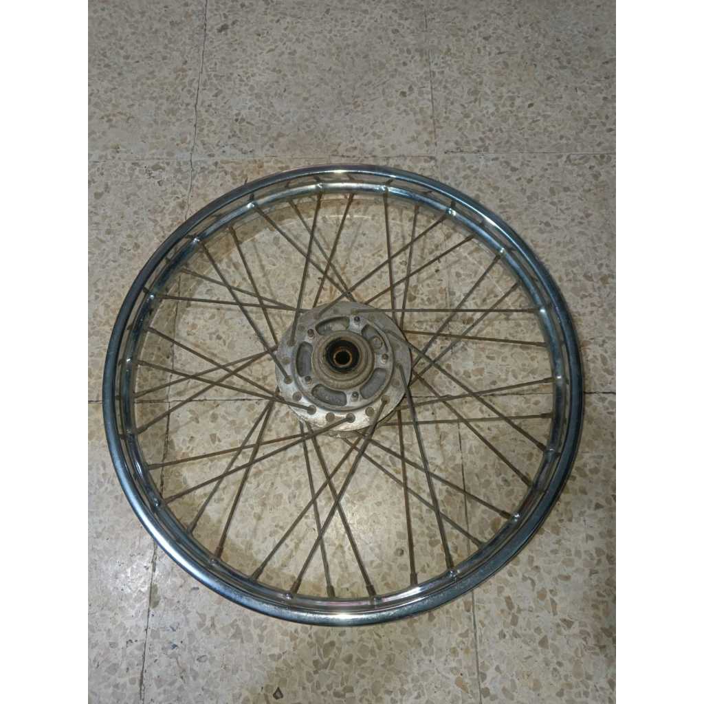 Velg Ruji Depan Honda Supra X Lama Cakram Lubang 5 Ring 17 Bekas