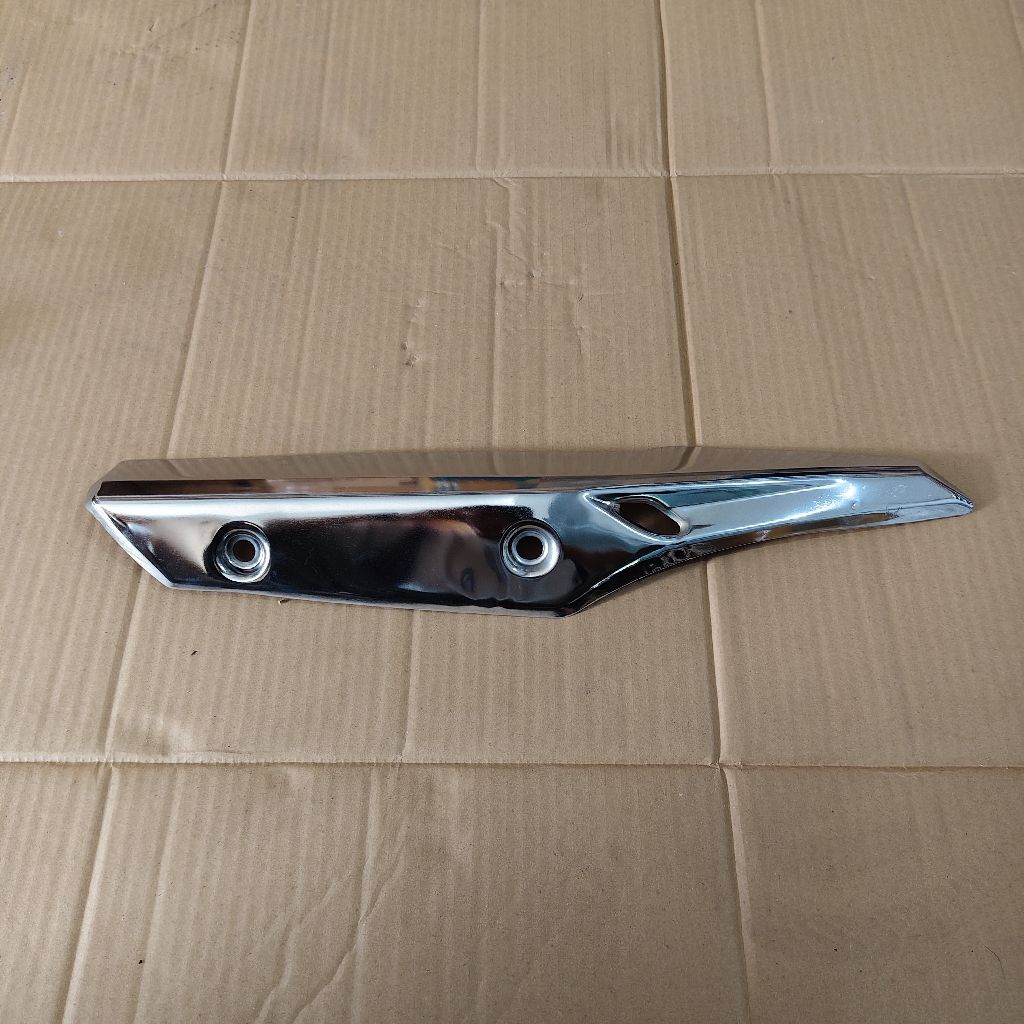Tutup Knalpot Supra X125 FI Pelindung Cover Knalpot Supra 125 Injeksi