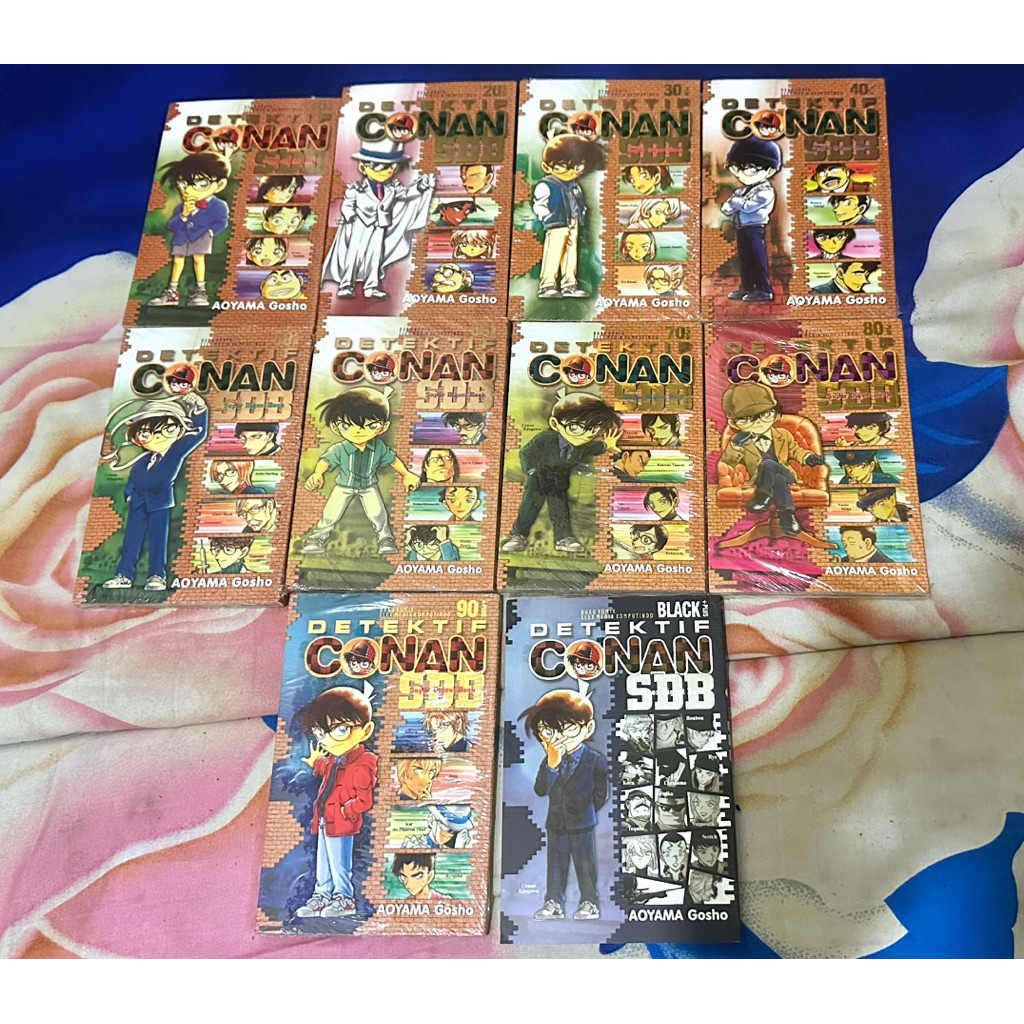 Komik SDB Conan 10 20 30 40 50 60 70 80 90 + SDB Black