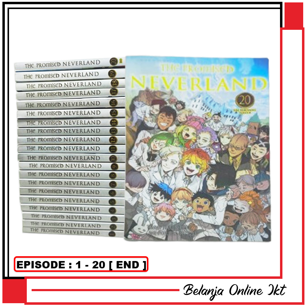 THE PROMISED NEVERLAND Eps 1-20 Manga Komik Buku Bacaan 2nd Preloved