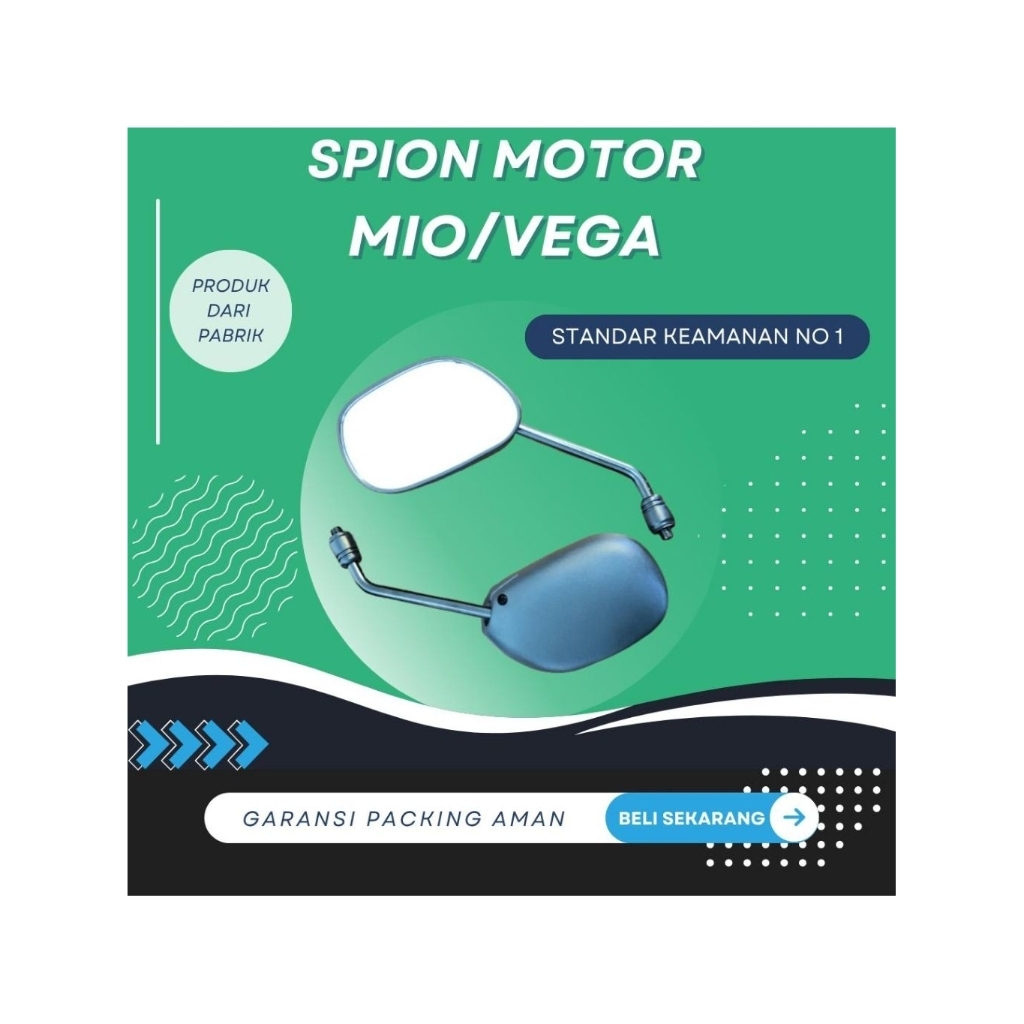 Spion Yamaha MIO Model Standar Spion MIO Kaca Spion Motor / Spion MIO Soul Karbu