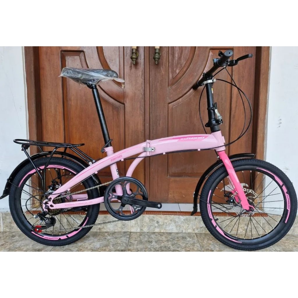 SEPEDA LIPAT PHOENIX 20 INCH CAKRAM TERBARU HARGA PROMO