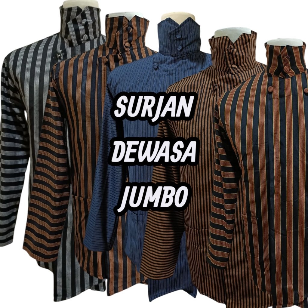surjan dewasa laki laki  lurik  jumbo/ATASANLAKILAKI//lurik