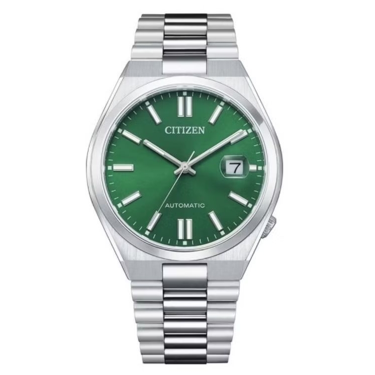 Jam Tangan Pria Citizen NJ0150-81X Automatic Green Dial Stainless Steel