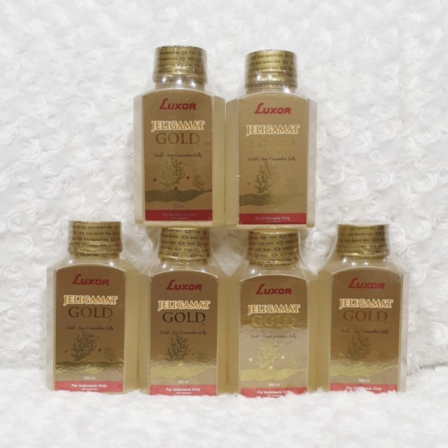 Luxor Jelly Gamat Gold Luxor Jeli Jelli Gamat Gold 350ml Ekstrak Teripang 45% 100% Original