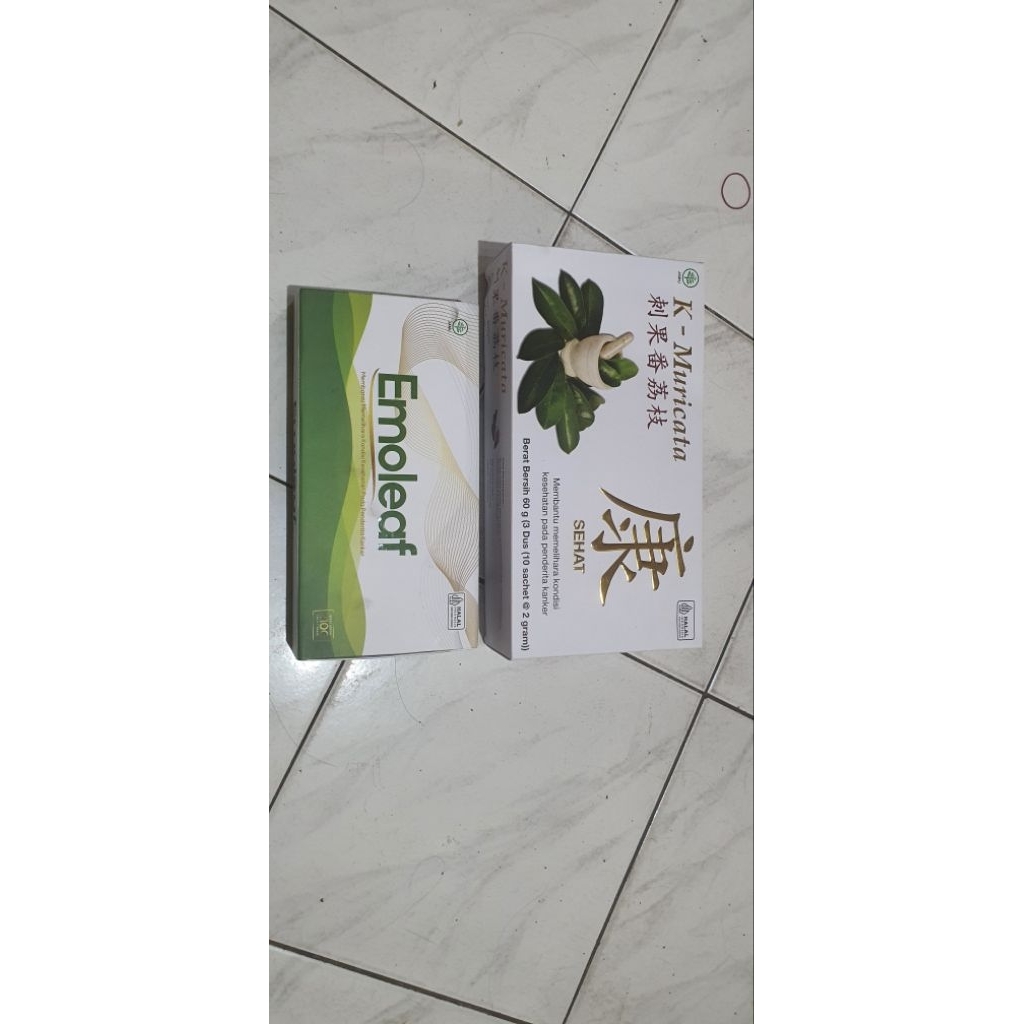 produk herbal k -muricata dan emoleaf