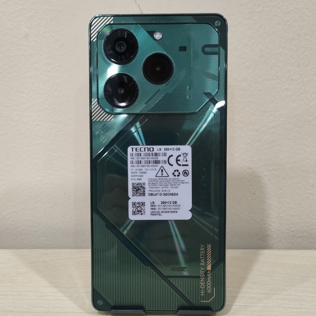 Handphone Tecno Pova 6 Pro 5G Ram 12 256GB (Batangan Tanpa Charger)