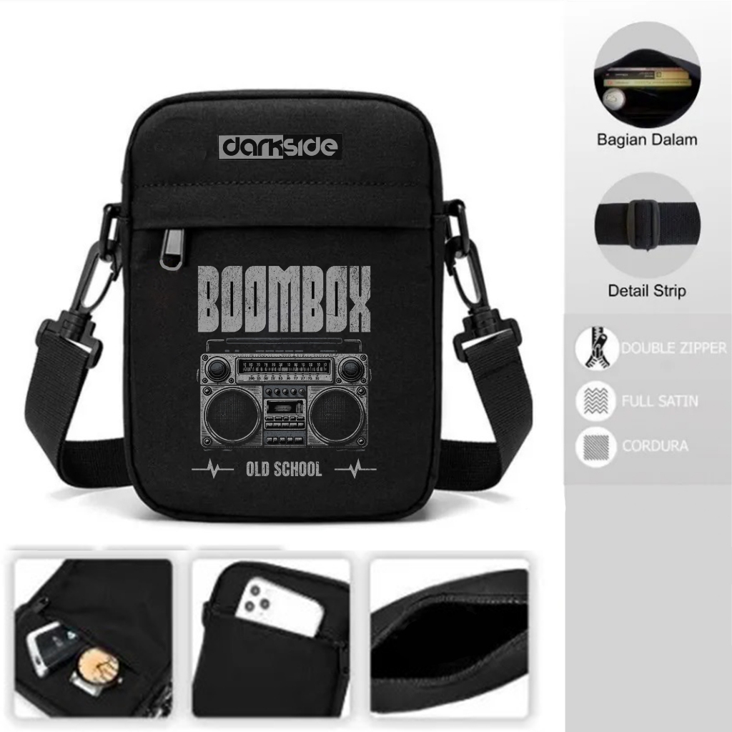 Slingbag Pria Anti Air Tas Selempang Cowok Stylish Model Mini Compact Trendy 2026