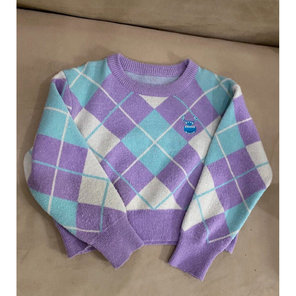 (preloved) sweater sullivan monster inc