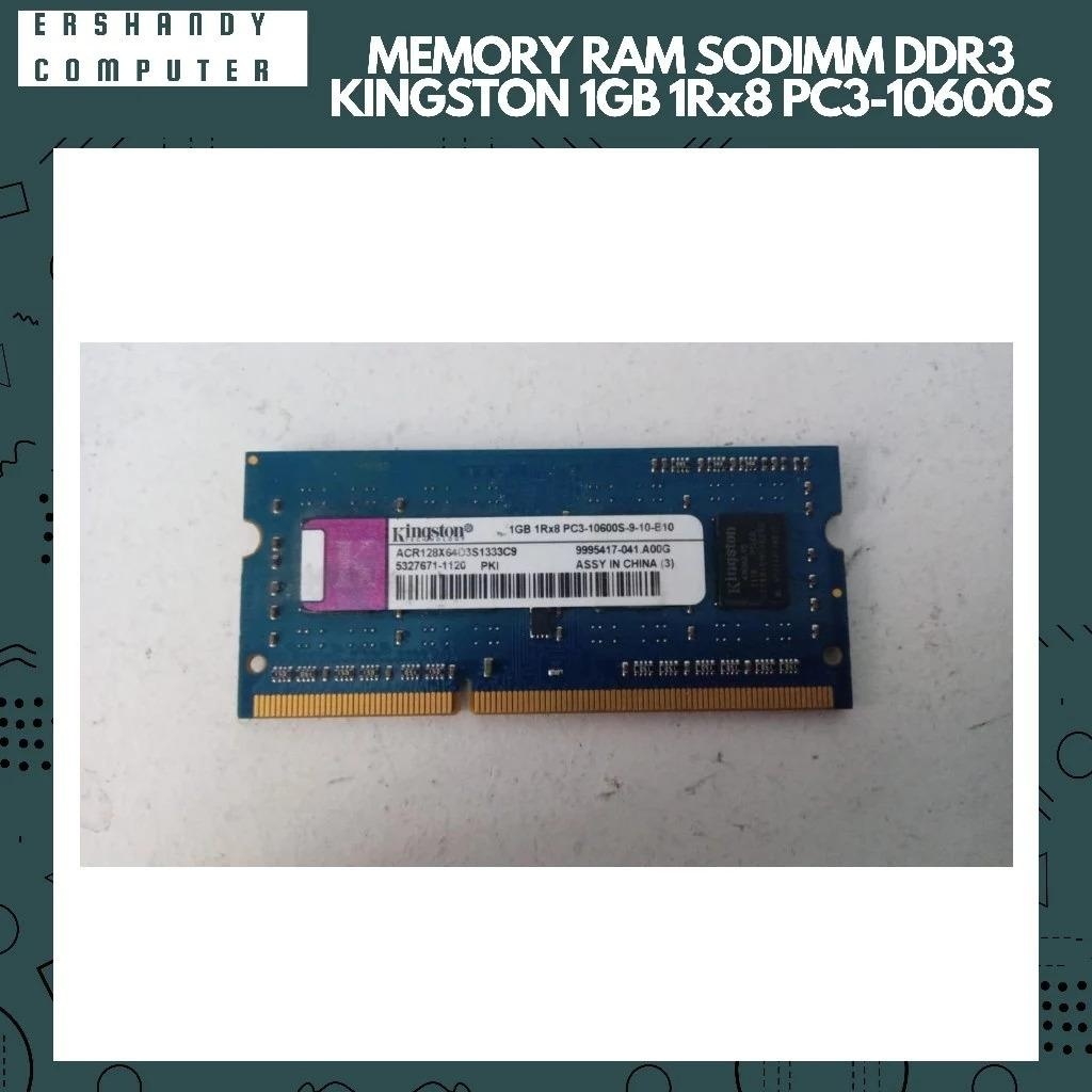 SODIMM MEMORY RAM DDR3 KINGSTON 1GB 1Rx8 PC3-10600S - ercomp2