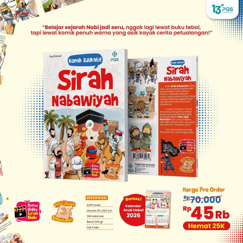 PQS - Buku Komik Edukatif Sirah Nabawiyah