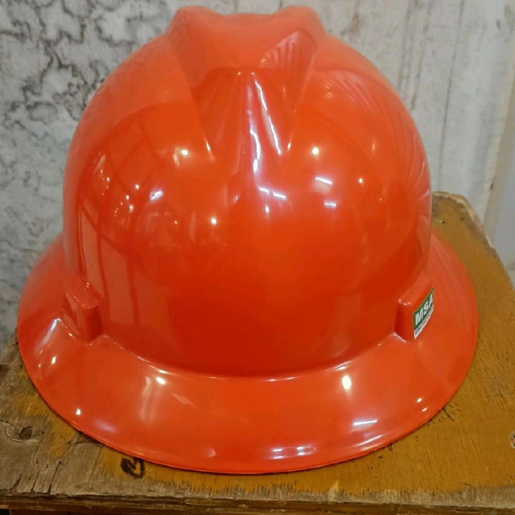HELM SAFETY MSA FULLBRIM FASTRACK ORANGE / HELM PROYEK MSA FULLBRIM ORANGE