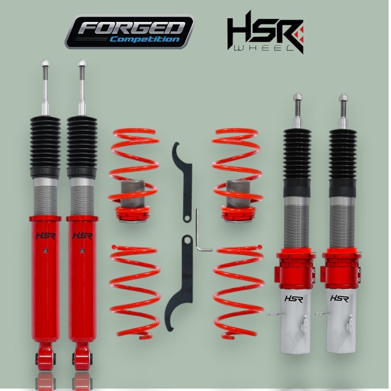 COILOVER HSR RED UNTUK ERTIGA DEPAN DAN BELAKANG FREE PASANG