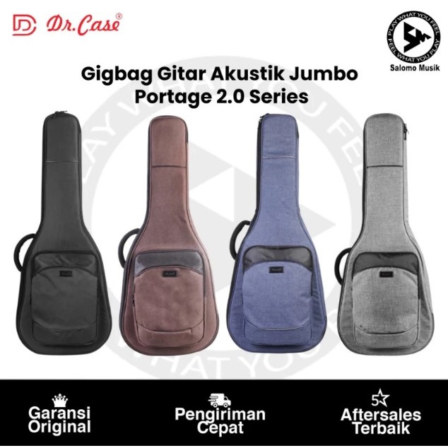 Gigbag Gitar Akustik Dr Case Portage 2.0 Jumbo Series Original Varian