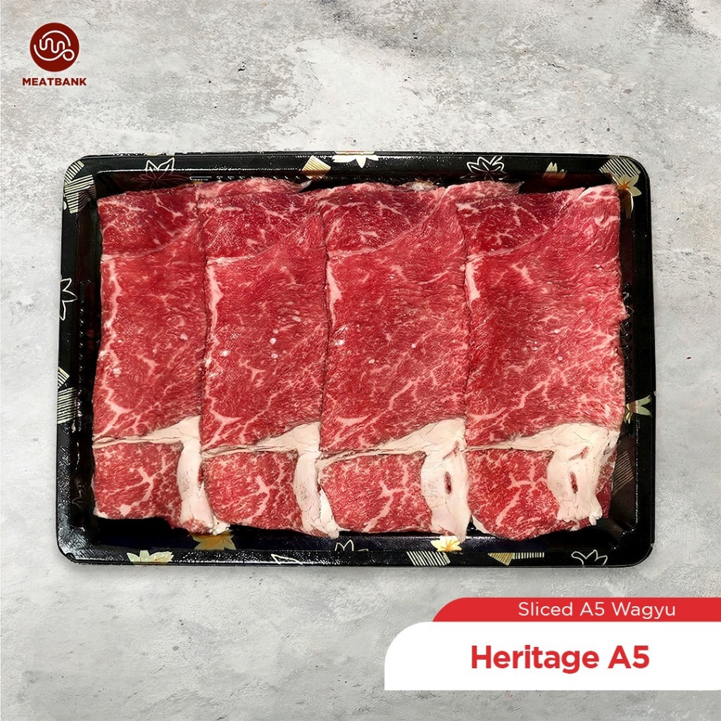 MEATBANK JAPAN WAGYU A5 SLICE HERITAGE A5 Kobe Beef Shabu Teppanyaki Hotpot Steak