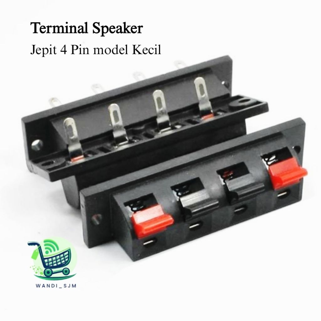 Terminal Jepit speaker 4 pin Kecil Terminal speaker Terminal 4pin