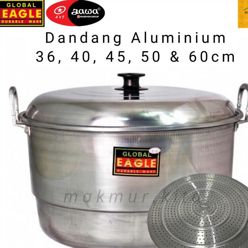 Panci Langseng Kukus Nasi Besar Serbaguna 36 40 45 Alumunium Dandang Steamer Maspion Jawa Eagle