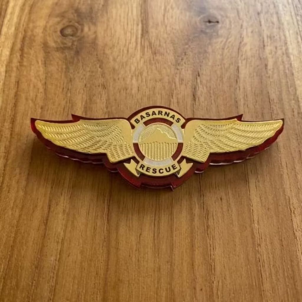 PIN LENCANA BASARNAS MAGNET