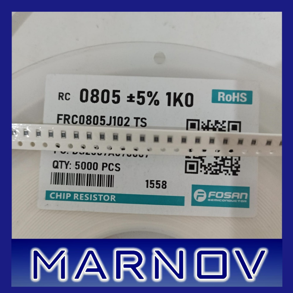 100PCS Resistor SMD 0805 1K