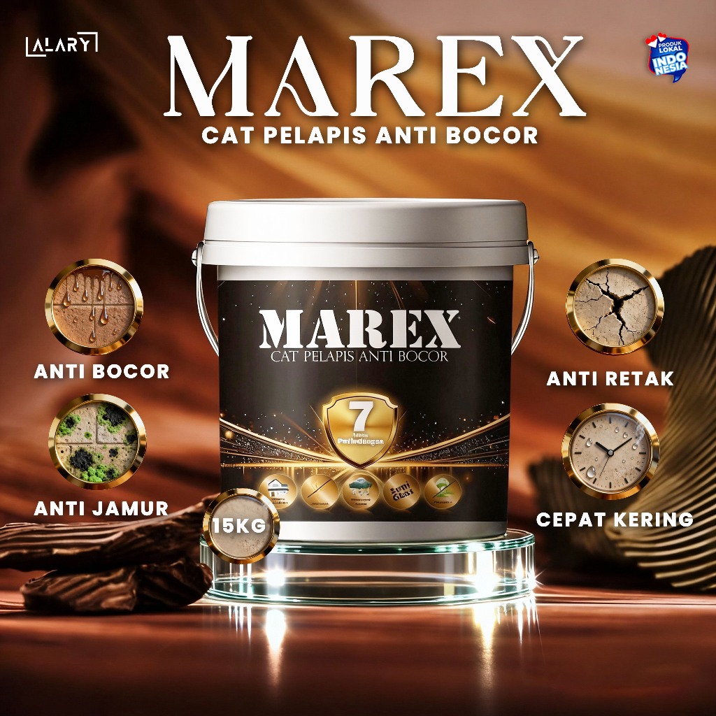ALARY Marex Cat Waterproof 15kg Waterbased – Cat Anti Bocor untuk Interior & Eksterior