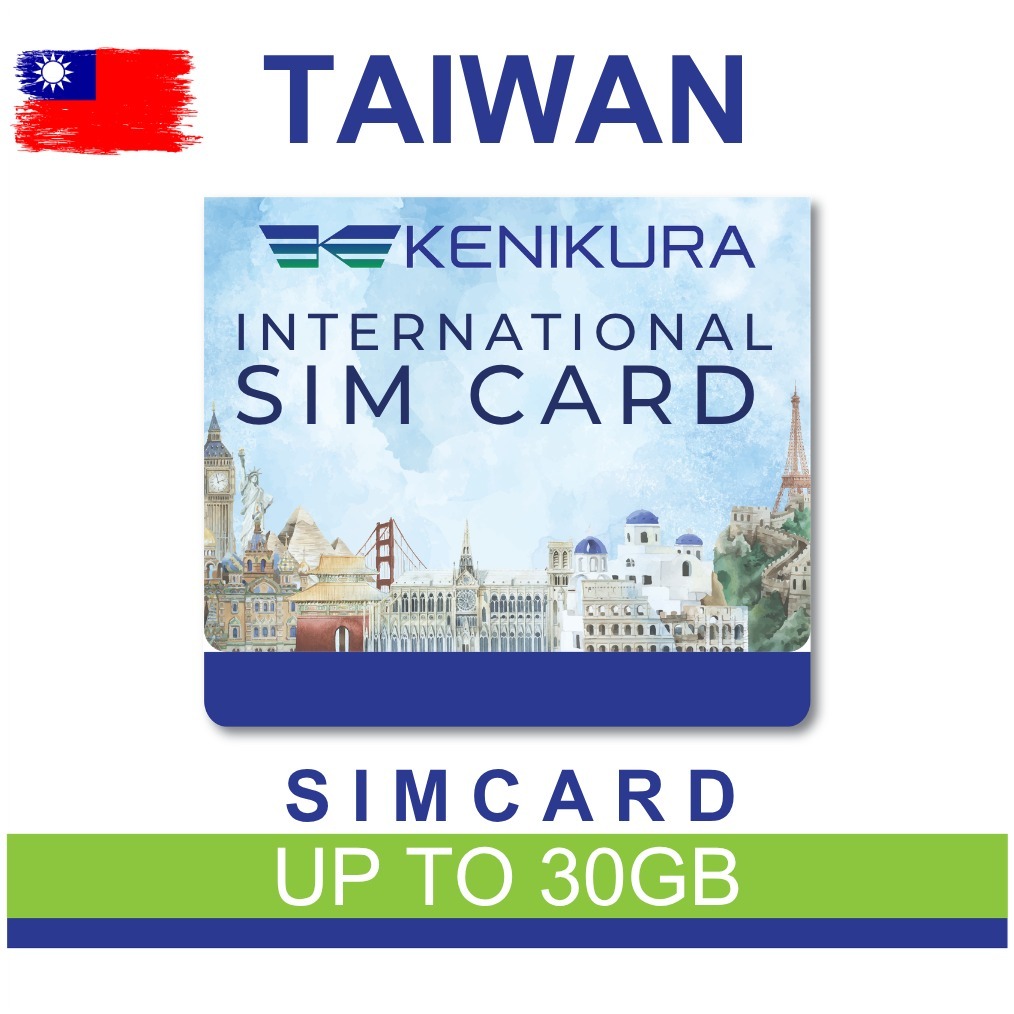Kenikura SIM Card Taiwan Kuota Total