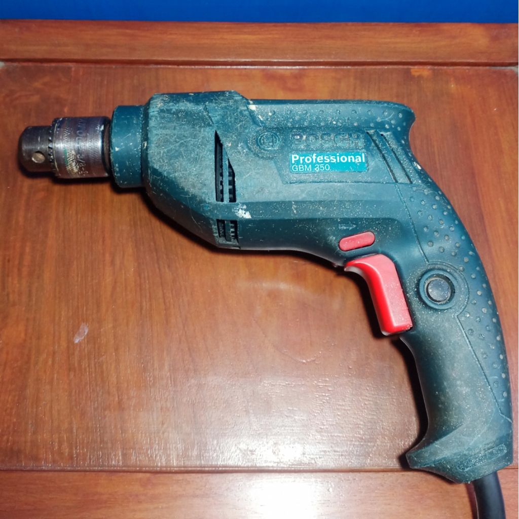 BOSCH Mesin Bor Bolak Balik Listrik GBM 350 10 mm # preloved bekas second pl used ex like new perala
