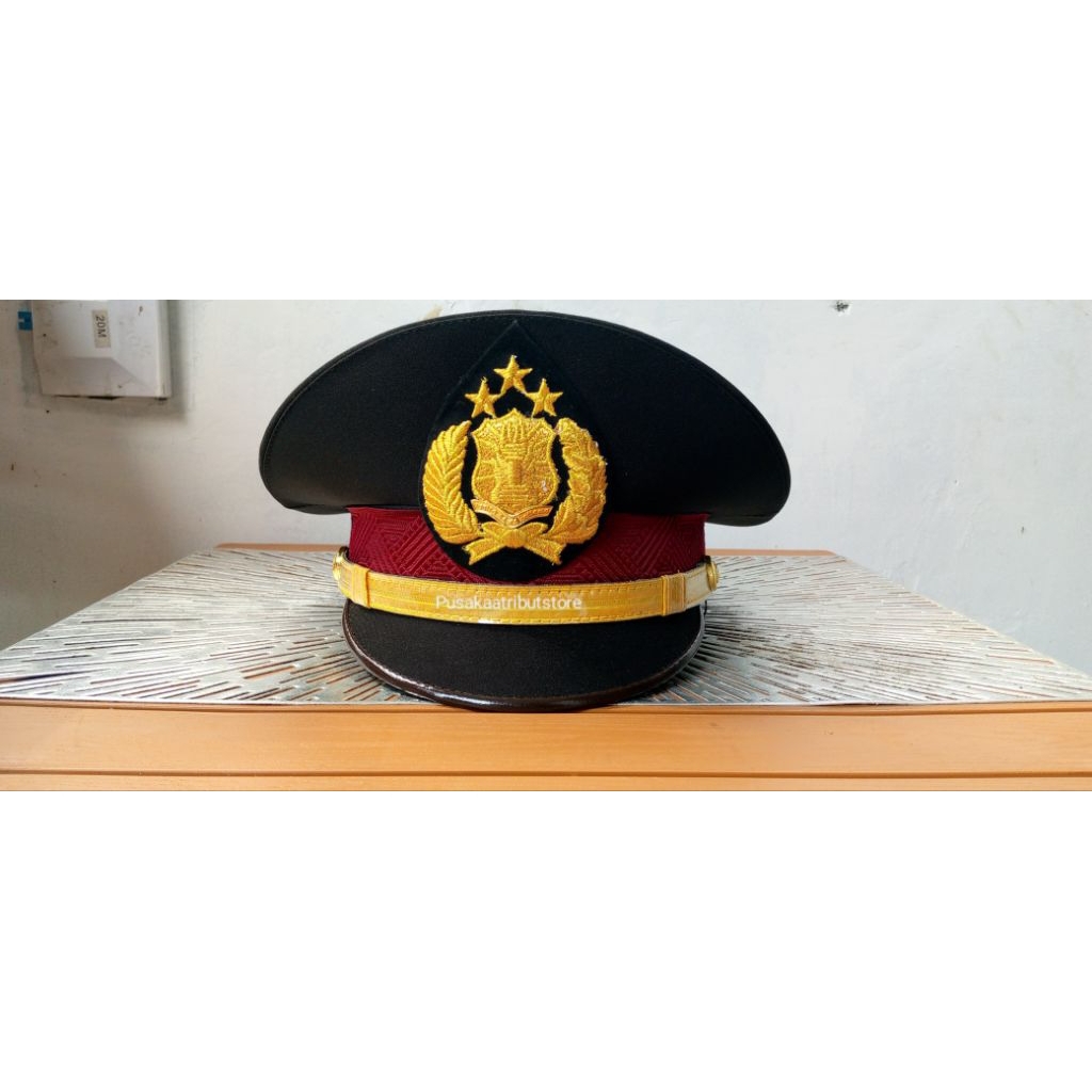 TOPI PET PREMIUM / PET POLRI MERK HM MAWARDI / PET PAMA POLKI / PET POLKI PAMA