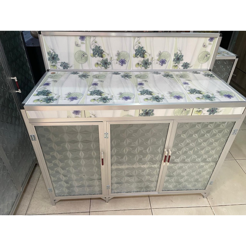 Rak kompor 3Pintu/Meja kompor 3Pintu/Rak piring