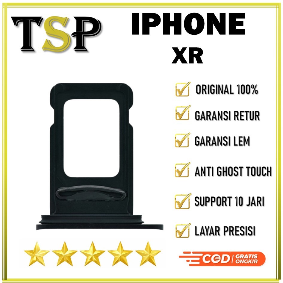 SIMTRAY / SIMLOCK / SIM HOLDER / SIM SLOT FOR XR (DUAL SIM) ORIGINAL 100%