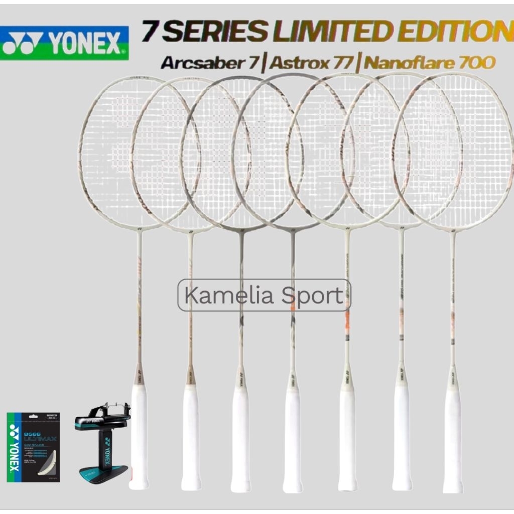 YONEX SEREIS 7 LIMITED EDITION YONEX ARCSABER 7 /NANOFLARE 700 /ASTROX 77 ORIGINAL