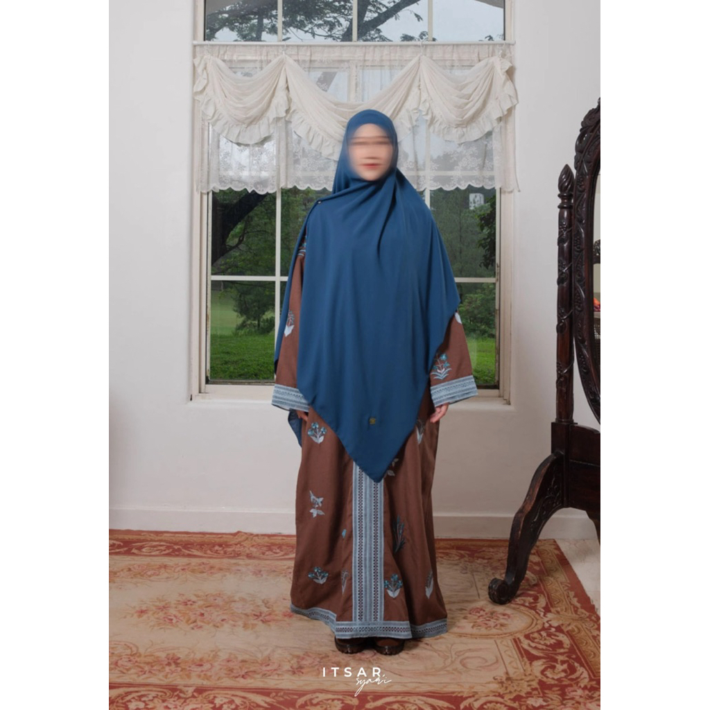 Itsar Syari - Marrakech Jardin Abaya - Jardin de Flores - Fine Imperfect (G1) - Size S - New 