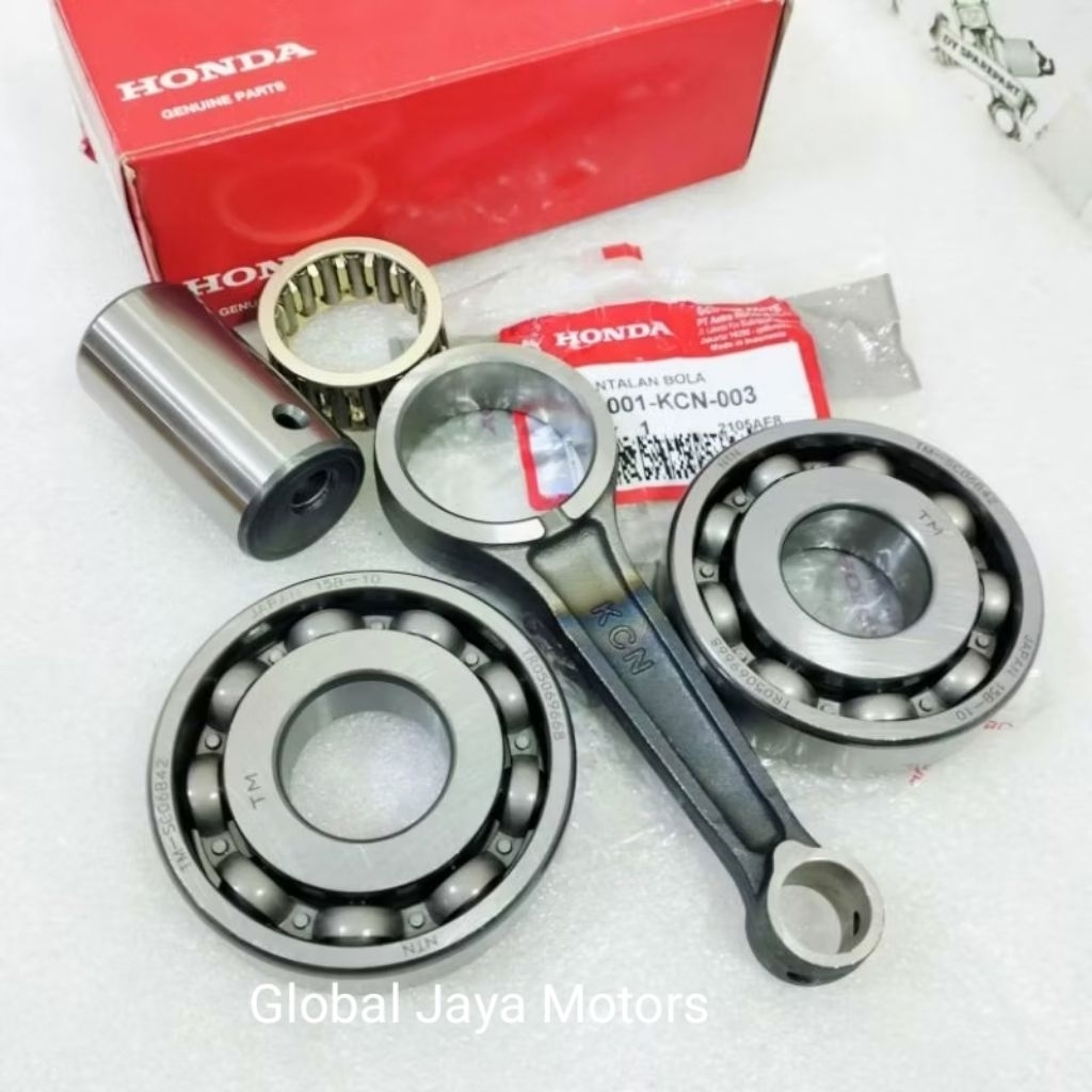Paket stang seher + Bearing kruk As honda Megapro Gl pro neotech Tiger Gl Max original KCJ/KCN