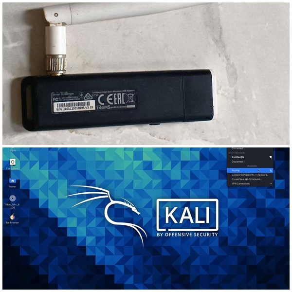 MONITOR MODE KALI LINUX WIFI USB TP-LINK TL-WN722N DONGLE ADAPTER TPLINK 150MBPS BUKAN V 1 VER 1 HIG