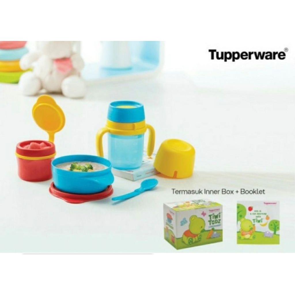 Tiwi todz dengan gelas trainning cup tiwi todz Tupperware