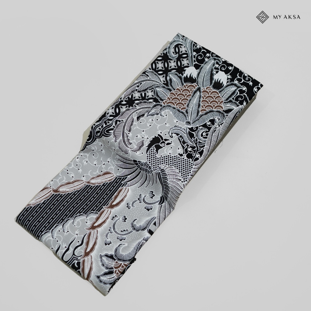 My Aksa Kain Batik Print Jeremy Jessica Grey