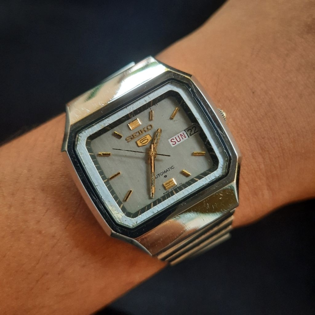 Jam Tangan Seiko 5 6309 Kotak TV Automatic Original