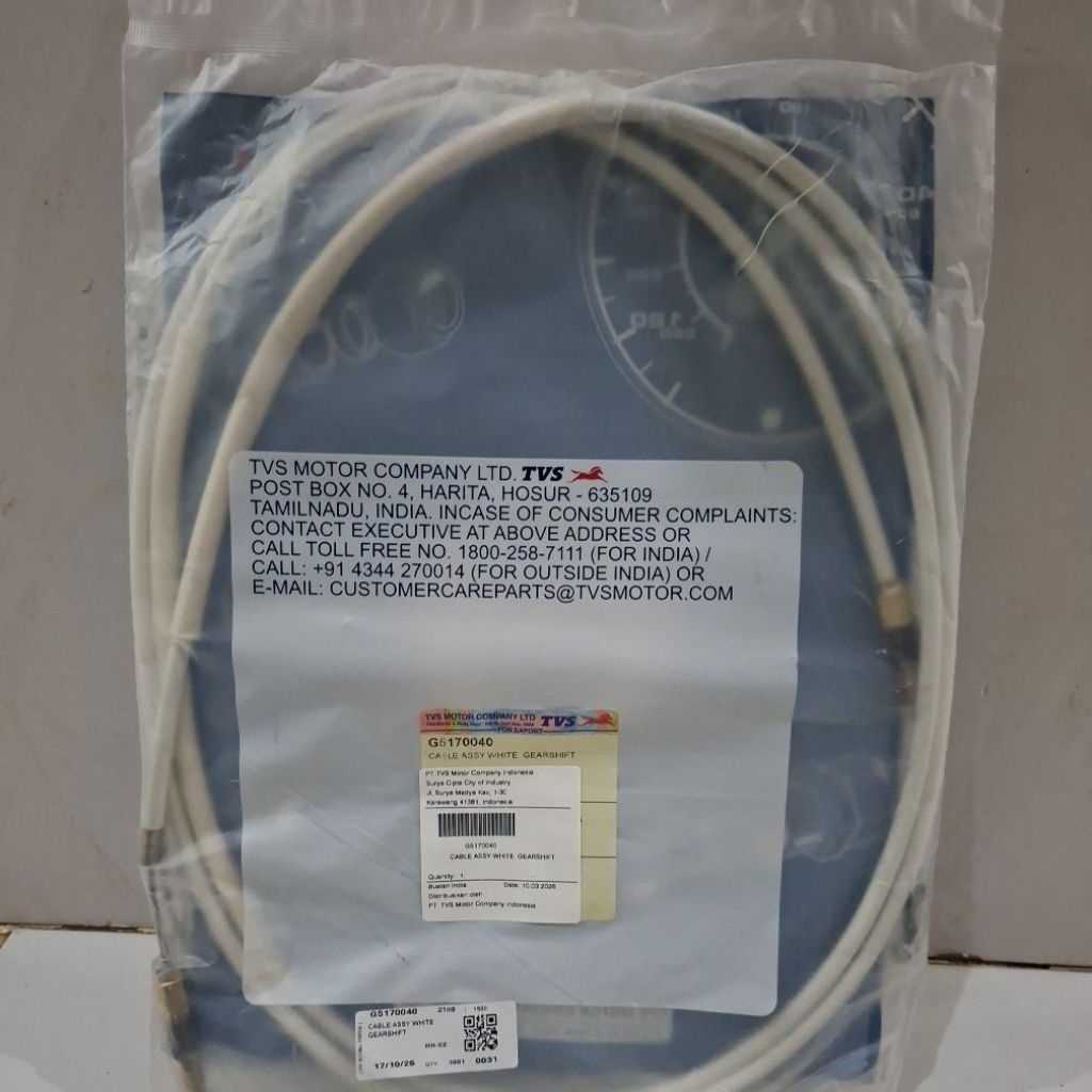 kabel oper gigi tvs king kargo dan penumpang. kabel persneling