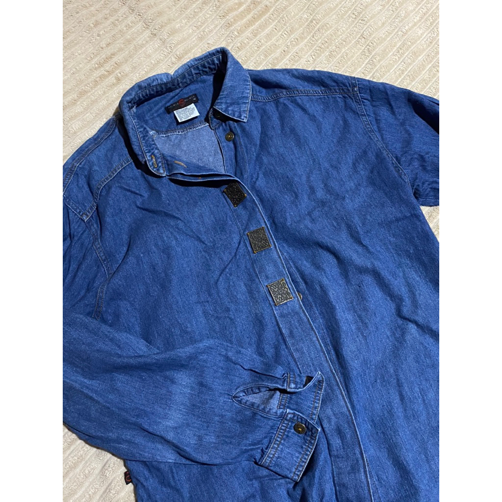 PALMER E PALMER Kemeja Denim