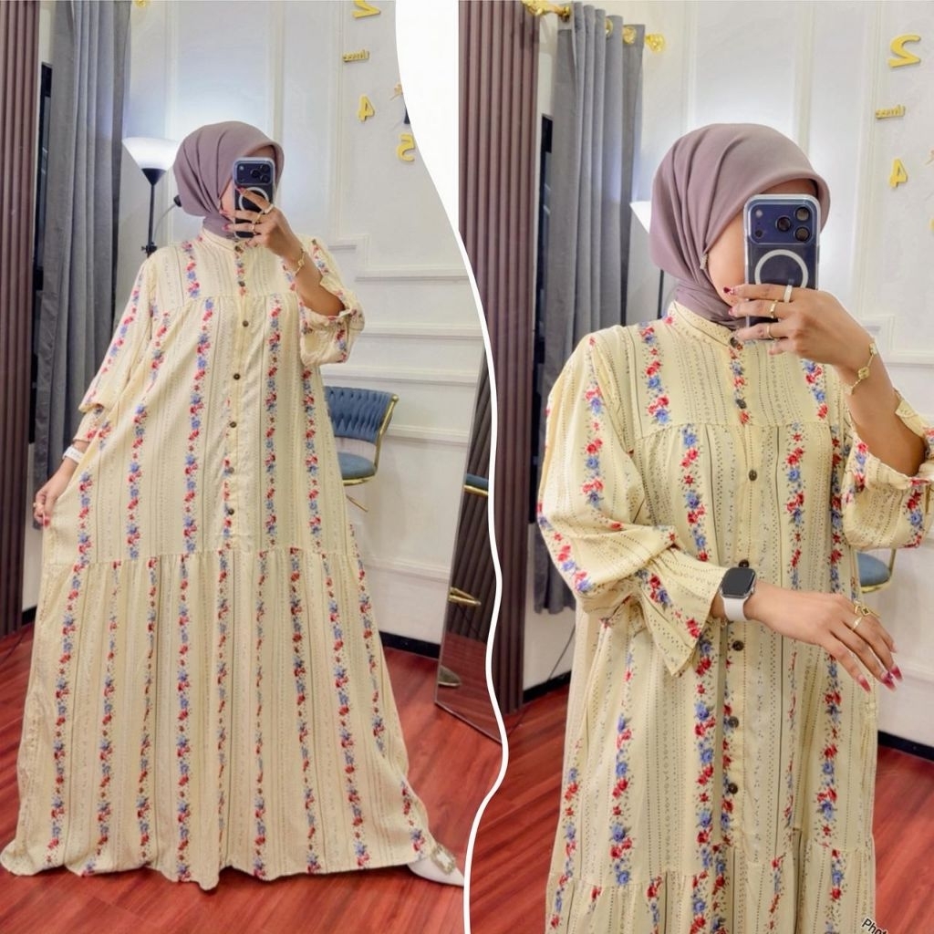 gamis syifa gamis raya seres gamis rayon jumbo gamis busui