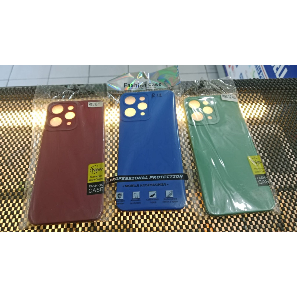 CASE POLOS //  CASE GAMBAR // CASE FLIP REDMI 12