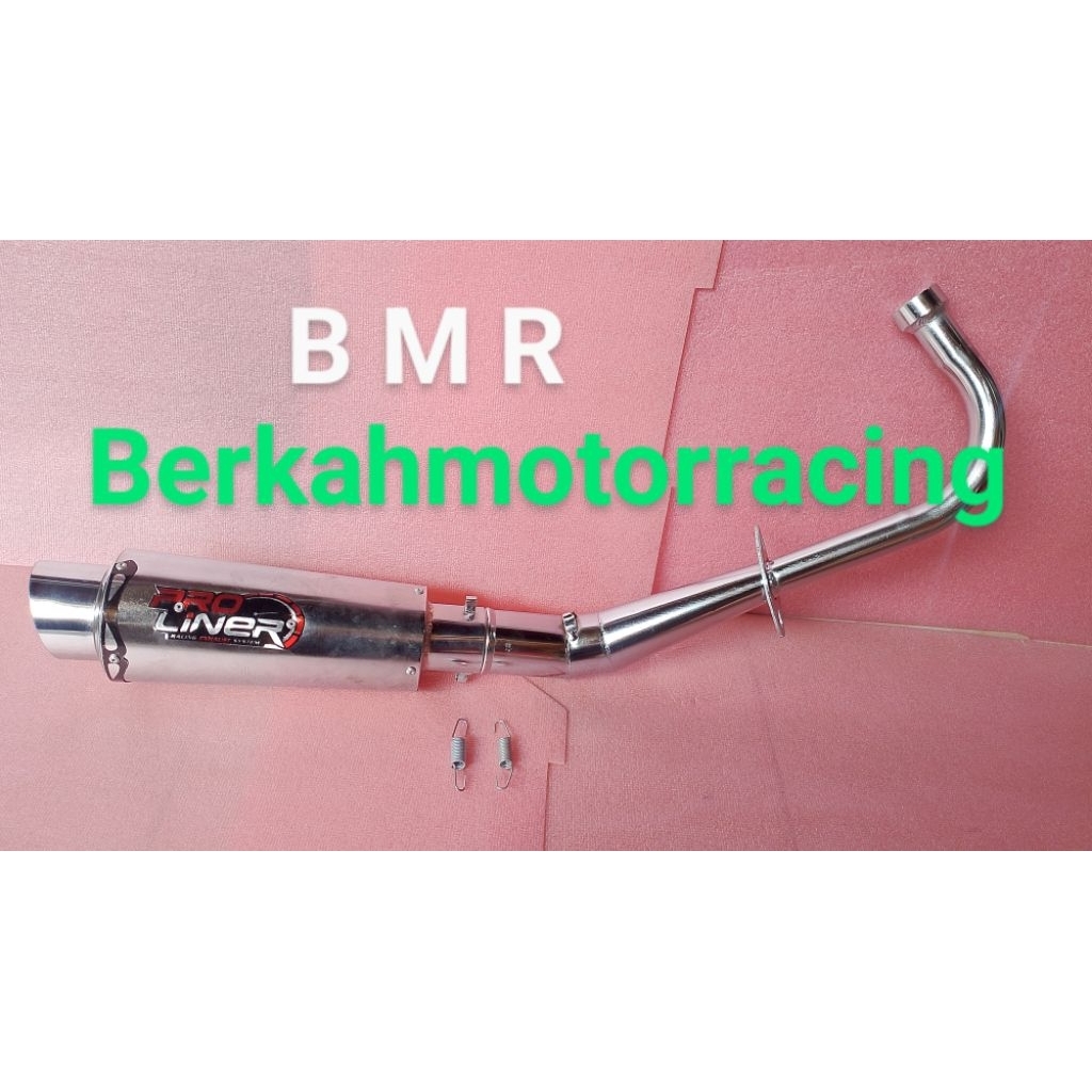 knalpot PROLINER untuk motor beat news, beat karbu, Vario karbu, Vario 125