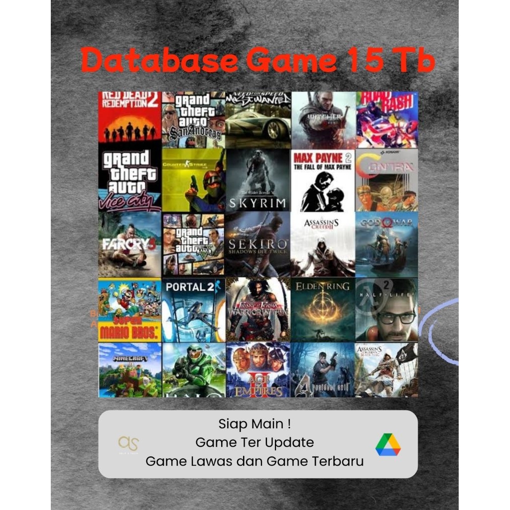Database GAME 15 TB FULL AKSES