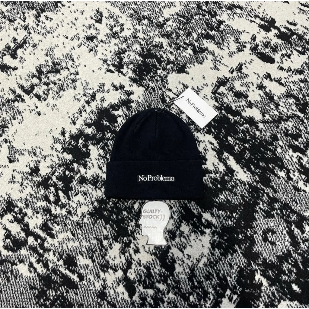 NO PROBLEMO LOGO BEANIE BLACK