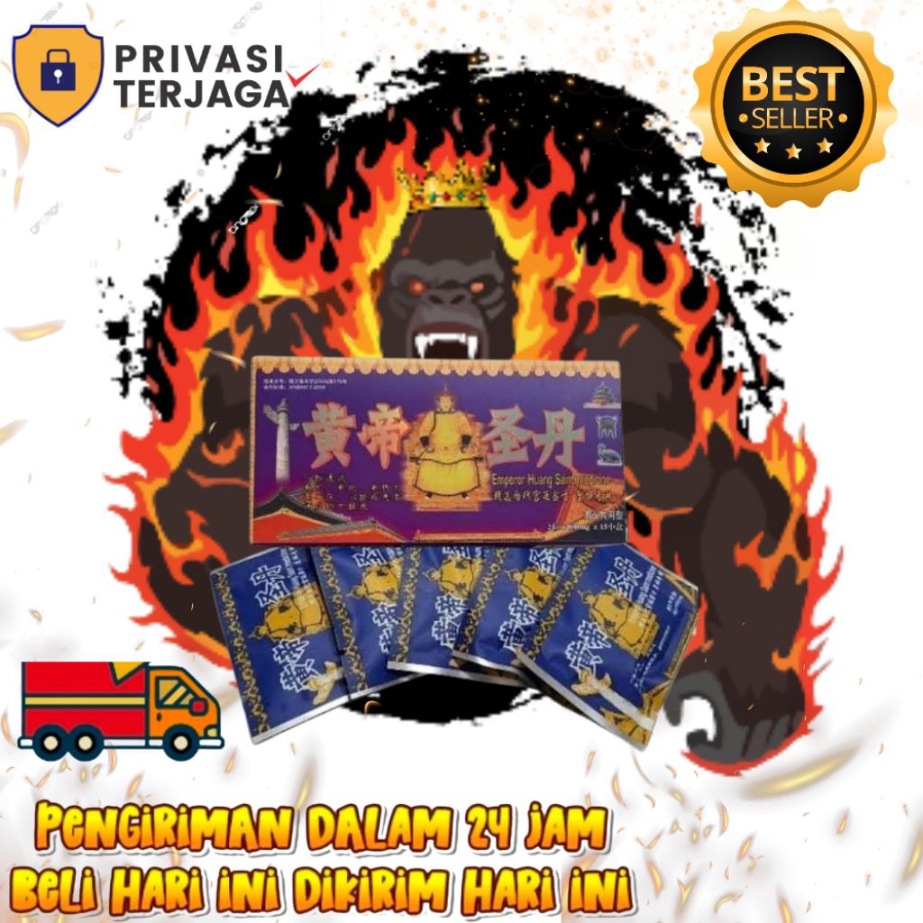 kapsul raja duduk emperor 1 Box 15 saset (1 sachet 2 kps )