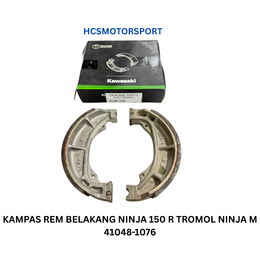 KAMPAS REM BELAKANG NINJA 150 R TROMOL NINJA M ASLI KAWASAKI 41048-1076