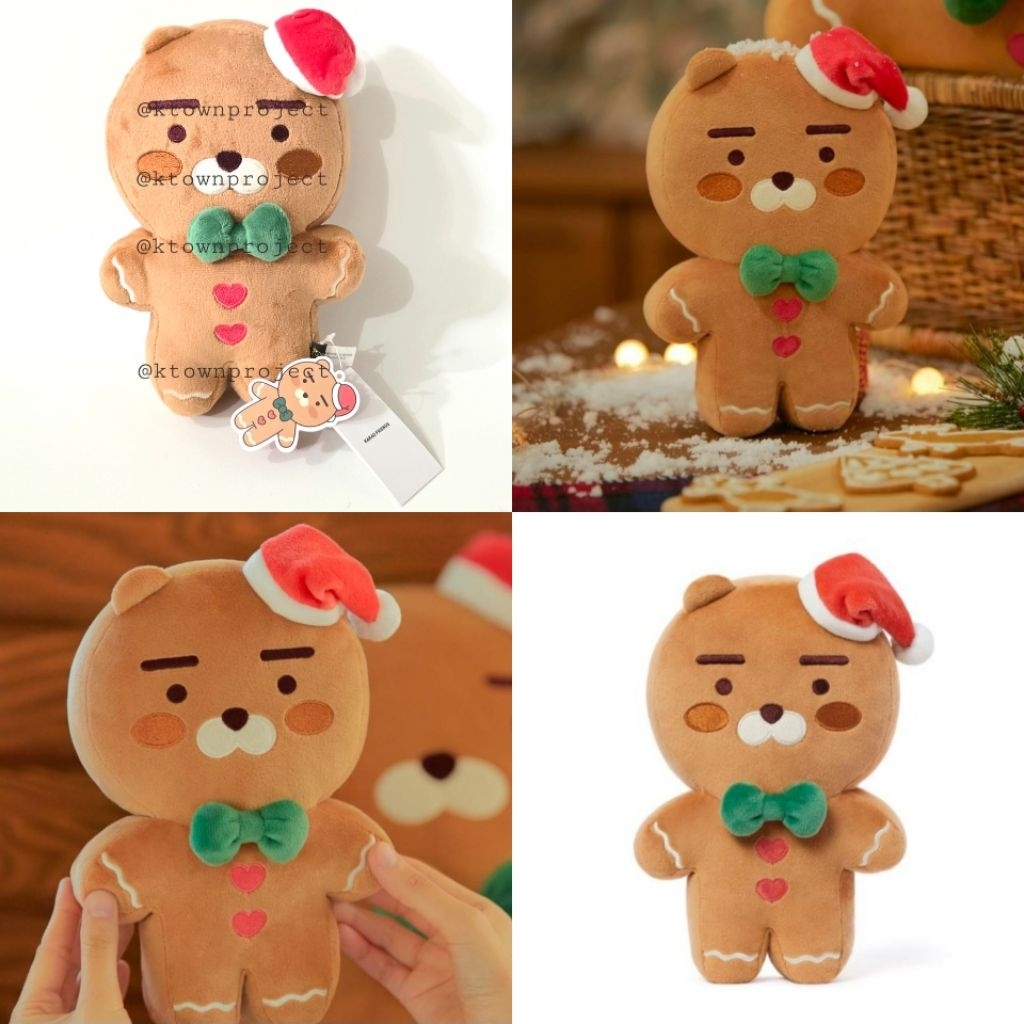 [READY - CLEARANCE SALE] KAKAO FRIENDS LITTLE APEACH RYAN WINTER WONDERLAND MINI COOKIE DOLL PLUSH