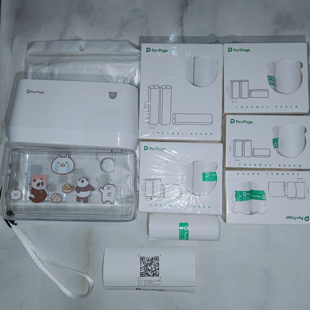 [BACA DESKRIPSI] Printer Mini Peripage A9S Max Bundle with Note dan Thermal Paper A9(s) Max A9SMAX