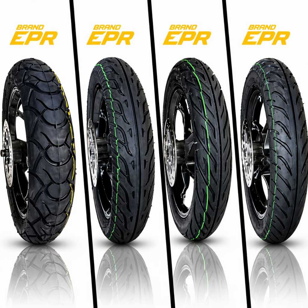 Ban Tubles / Non Tubeless Motor Matic Ring 14 Ukuran 80/90 & 90/90-14 - Anti Licin, Honda Beat, Vari