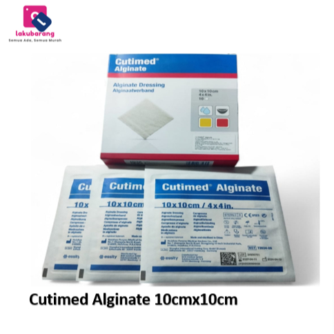 Cutimed Alginate 10cmX10cm/ Alginate Dressing Calcium/Dressing Luka/Balutan Luka/BSN-Essity